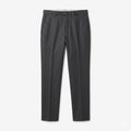 Charcoal Grey Wool-Blend Trousers