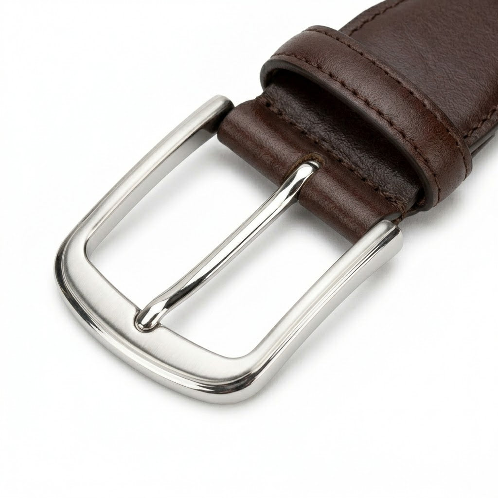 Classic Brown Leather Belt
