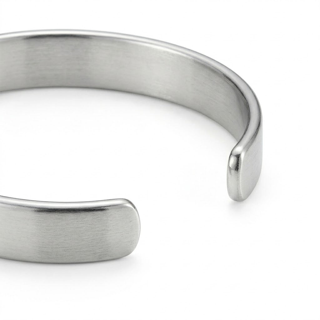 Minimalist Silver Cuff Bracelet