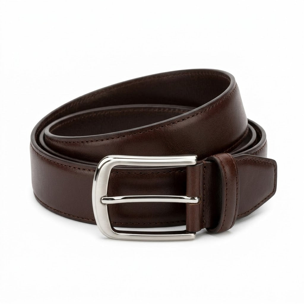 Classic Brown Leather Belt
